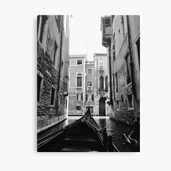 Venice In A Gondola Canvas Print