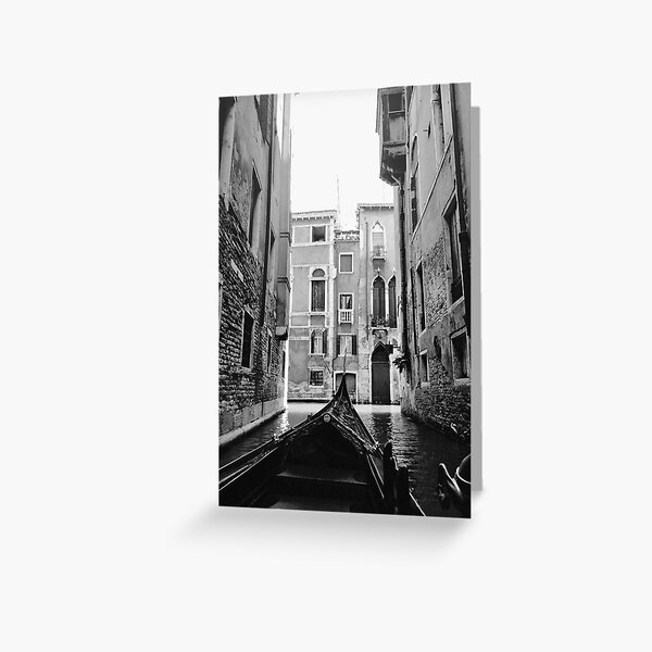Venice In A Gondola Greeting Card