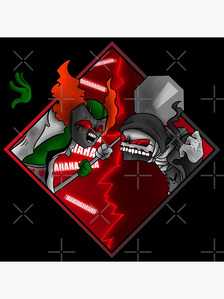 Madness combat Raging Tricky the clown | Sticker