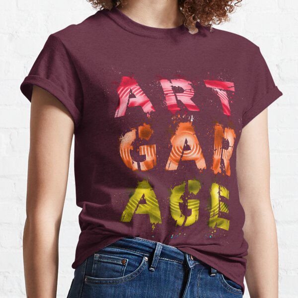 Street Art Garage Splash Graffiti  Classic T-Shirt