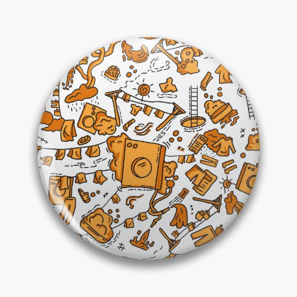 Item preview, laundry pattern ( White ) designed and sold by amanjabal.