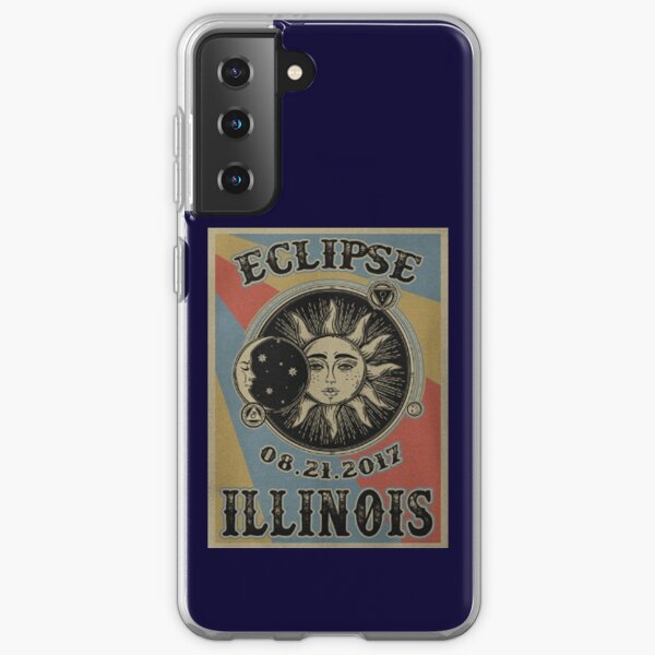 VINTAGE ILLINOIS SOLAR ECLIPSE 2017 SHIRT Samsung Galaxy Soft Case