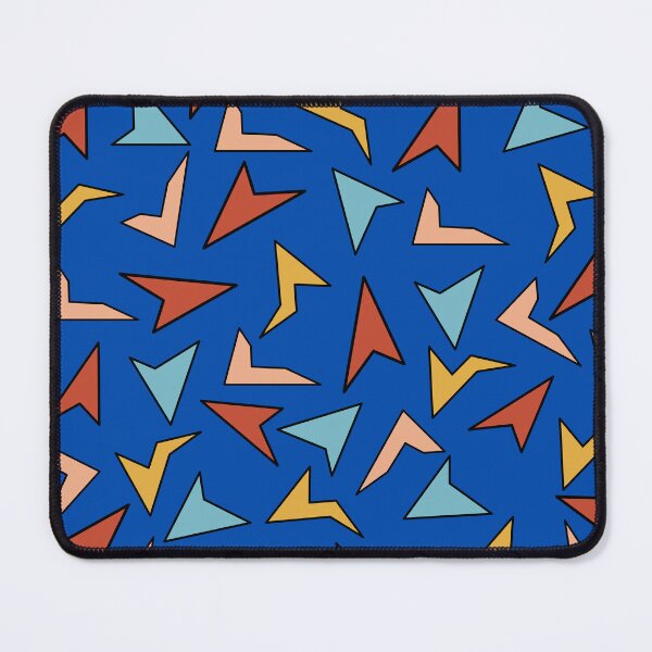 Item preview, Colorful Geometric Forms Dark Blue Pattern designed and sold by ArtOrg.