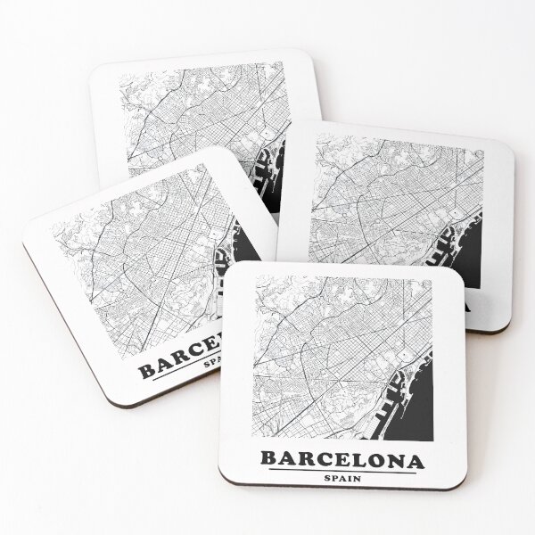 Item preview, Minimal Barcelona Map designed and sold by Enea Kelo.