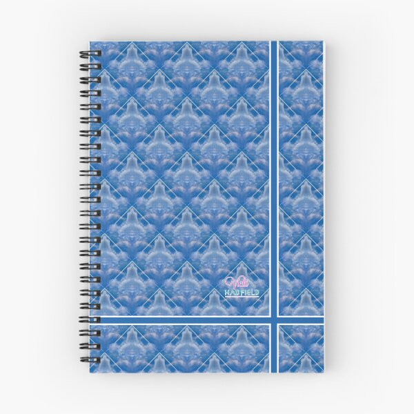 Item preview, Jet Stream in Clouds - faux Quilt pattern - Blue - Vicki Hadfield designed and sold by Printable Pressies.