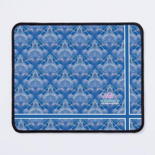 Item preview, Jet Stream in Clouds - faux Quilt pattern - Blue - Vicki Hadfield designed and sold by Printable Pressies.