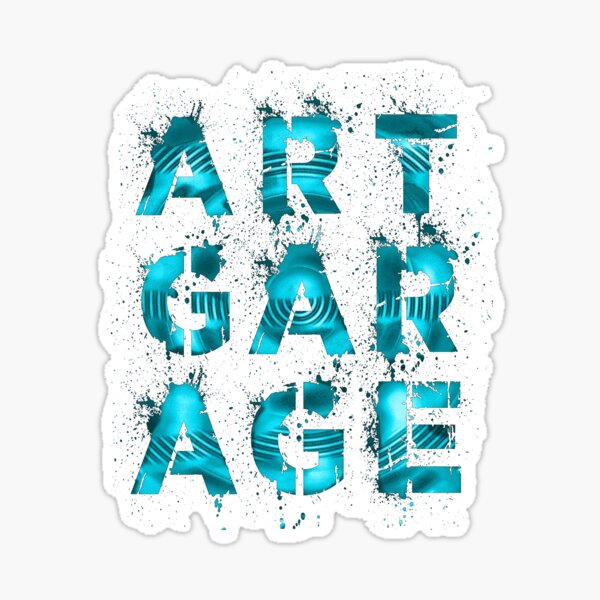 Street Art Garage Splash Graffiti Sticker