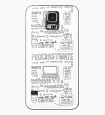 Procrastinate your way to creativity Case/Skin for Samsung Galaxy