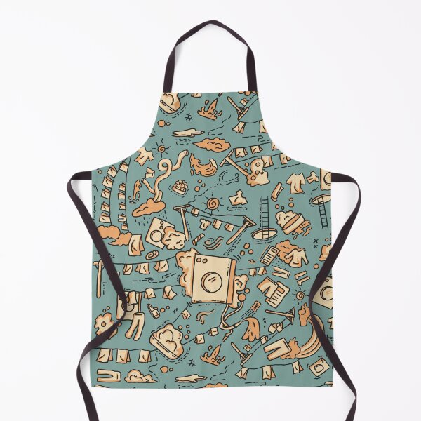 Item preview, Laundry pattern ( blue ) designed and sold by amanjabal.
