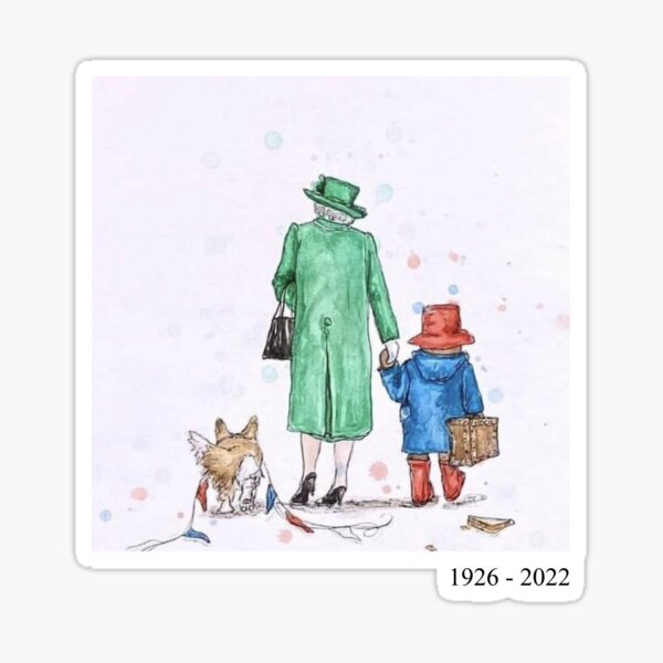 RIP Queen Elizabeth II Sticker