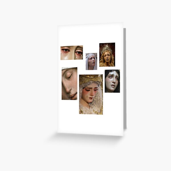 Item preview, Mary Jesus Crying Art designed and sold by Water  Babies.