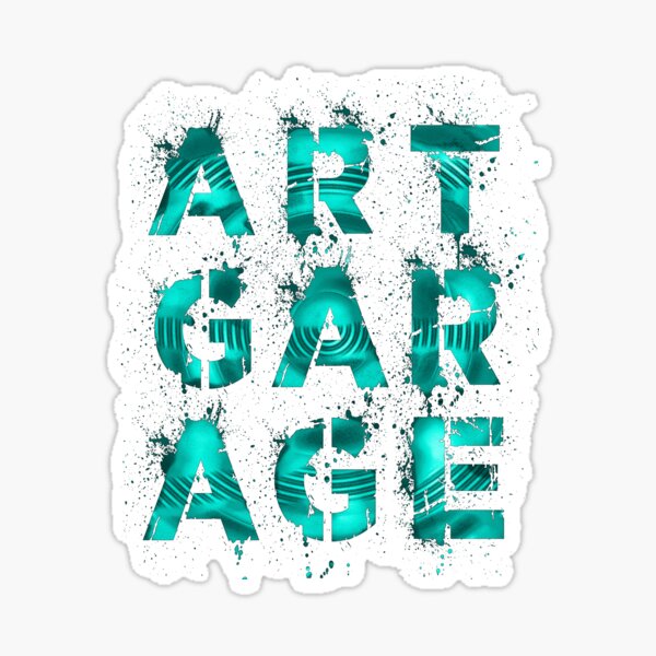 Street Art Garage Splash Graffiti Sticker