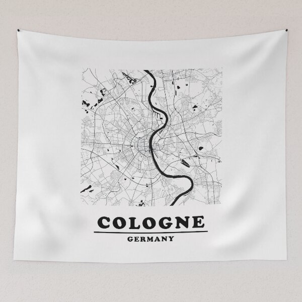 Item preview, Minimal Cologne Map designed and sold by Enea Kelo.