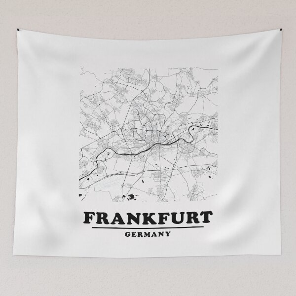 Item preview, Minimal Frankfurt Map designed and sold by Enea Kelo.