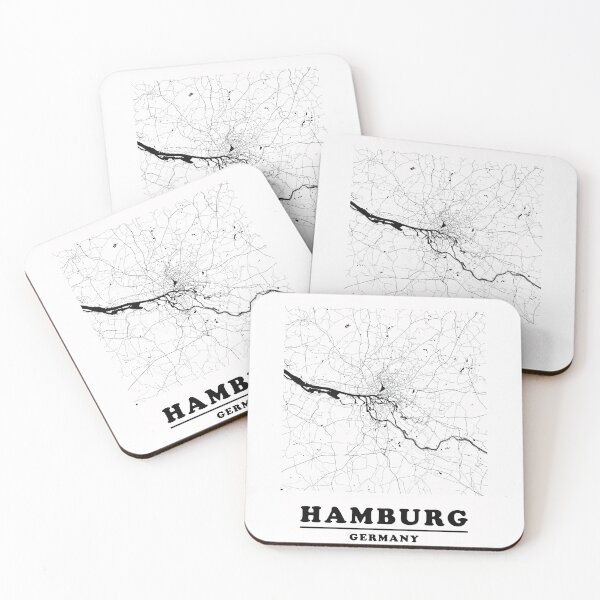 Item preview, Minimal Hamburg Map designed and sold by Enea Kelo.
