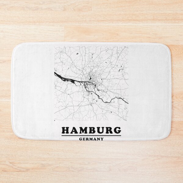 Item preview, Minimal Hamburg Map designed and sold by Enea Kelo.