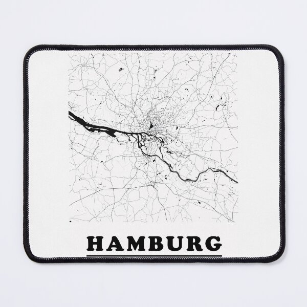 Item preview, Minimal Hamburg Map designed and sold by Enea Kelo.