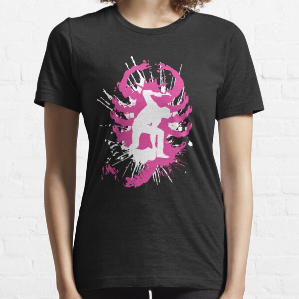 My hands are dirty Pink and White Essential T-Shirt