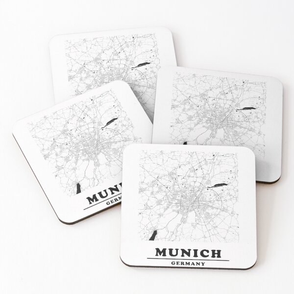Item preview, Minimal Munich Map designed and sold by Enea Kelo.