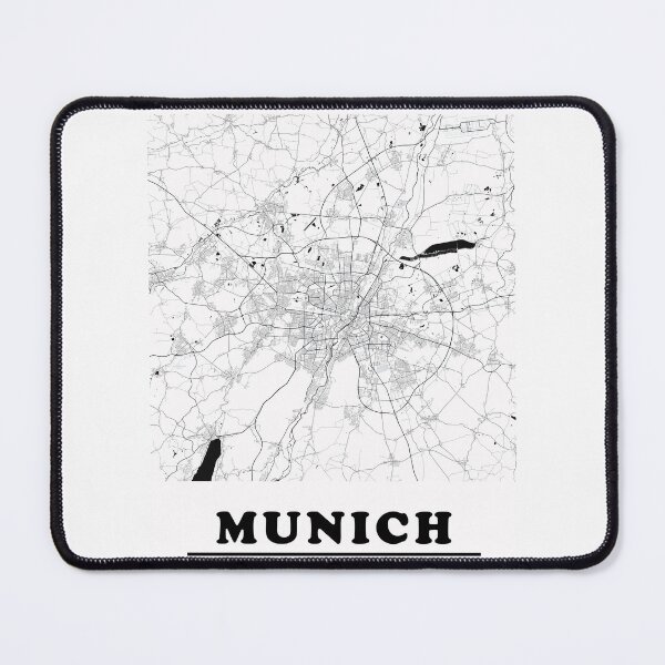 Item preview, Minimal Munich Map designed and sold by Enea Kelo.