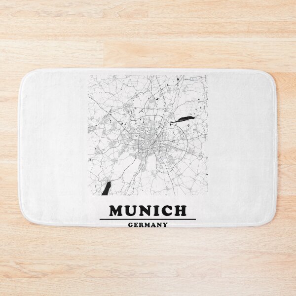 Item preview, Minimal Munich Map designed and sold by Enea Kelo.