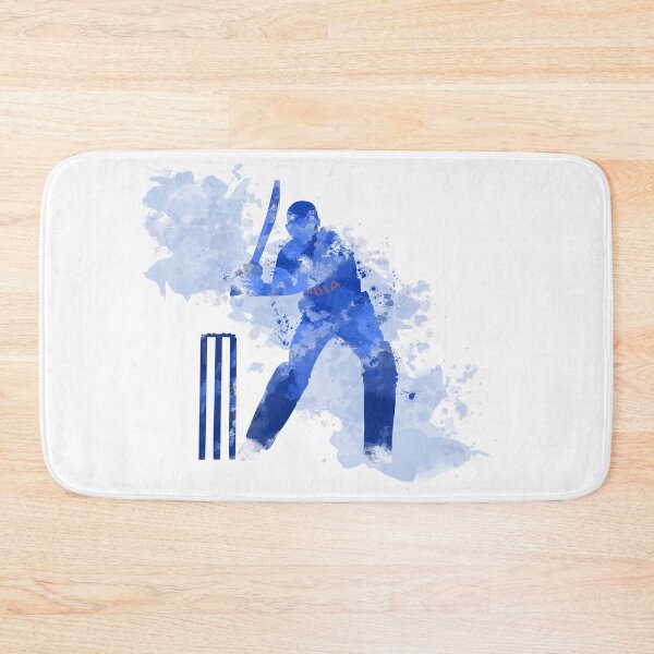 Item preview, INDIA CRICKET - BATSMAN watercolour splatters designed and sold by Danicus666.