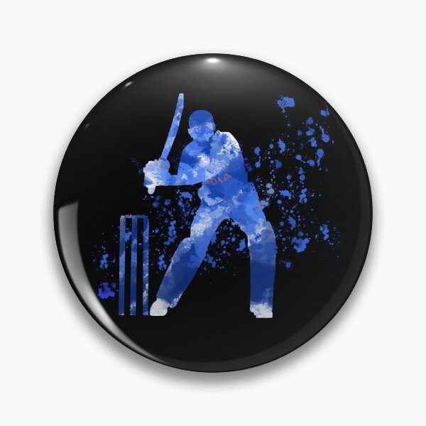 Item preview, INDIA CRICKET - BATSMAN watercolour splatters designed and sold by Danicus666.