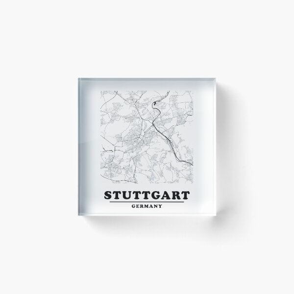 Item preview, Minimal Stuttgart Map designed and sold by Enea Kelo.
