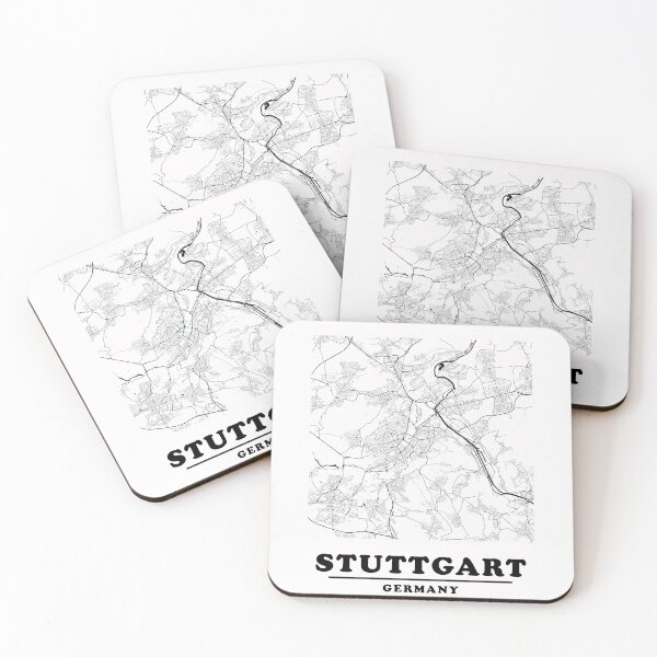 Item preview, Minimal Stuttgart Map designed and sold by Enea Kelo.