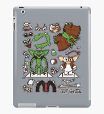 Dress up Gizmo and Gremlin iPad Case/Skin