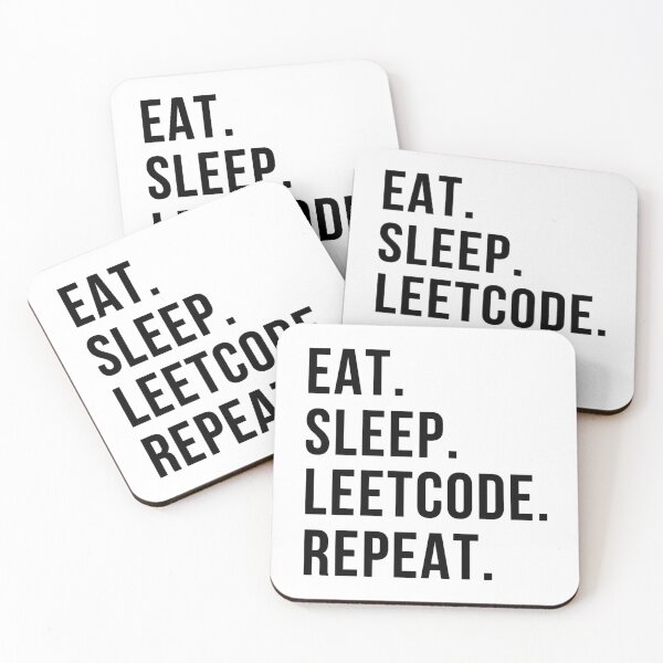 Item preview, Eat-Sleep-Leetcode-Repeat designed and sold by FavnCraftsh.