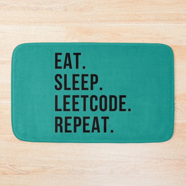 Item preview, Eat-Sleep-Leetcode-Repeat designed and sold by FavnCraftsh.