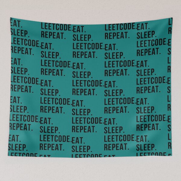 Item preview, Eat-Sleep-Leetcode-Repeat designed and sold by FavnCraftsh.