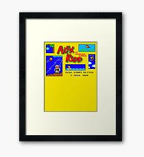 Alex Kidd Framed Print