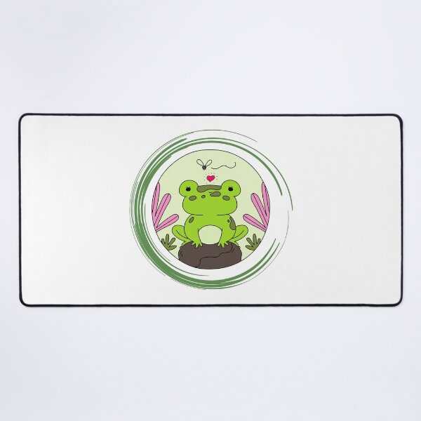 Item preview, Funny Cute Frog Wallpaper designed and sold by MKD-Artz.