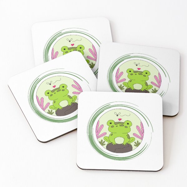 Item preview, Funny Cute Frog Wallpaper designed and sold by MKD-Artz.