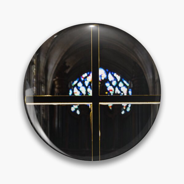Item preview, A Cross inside Saint-Séverin Catholic Church, Paris | L'Église Saint-Séverin Catholique designed and sold by ZEDimages.