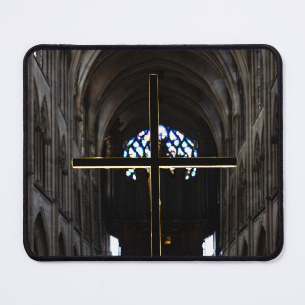 Item preview, A Cross inside Saint-Séverin Catholic Church, Paris | L'Église Saint-Séverin Catholique designed and sold by ZEDimages.