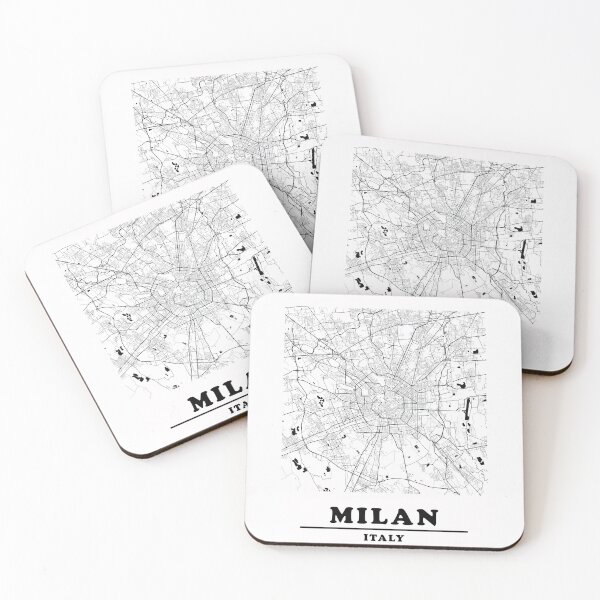 Item preview, Minimal Milan Map designed and sold by Enea Kelo.