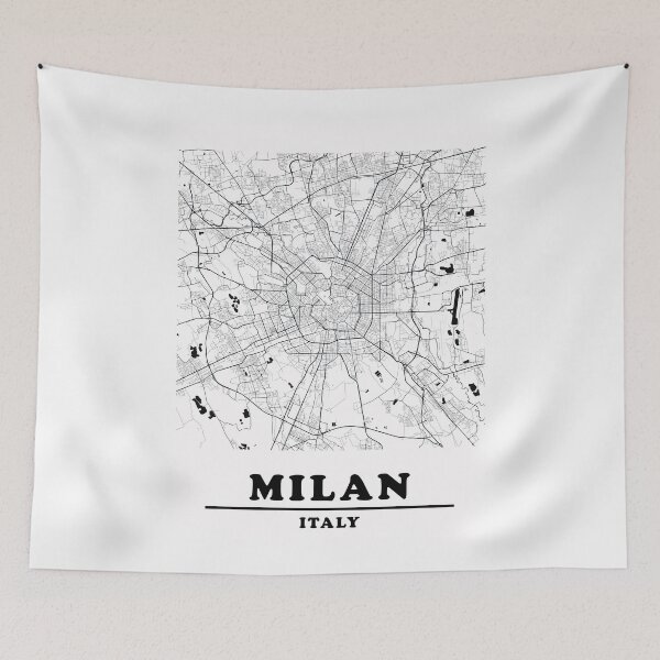 Item preview, Minimal Milan Map designed and sold by Enea Kelo.