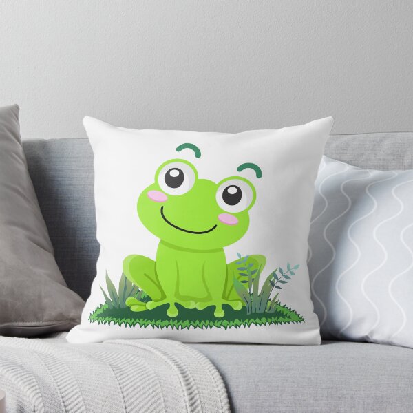 Item preview, Funny Cute Frog Wallpaper designed and sold by MKD-Artz.