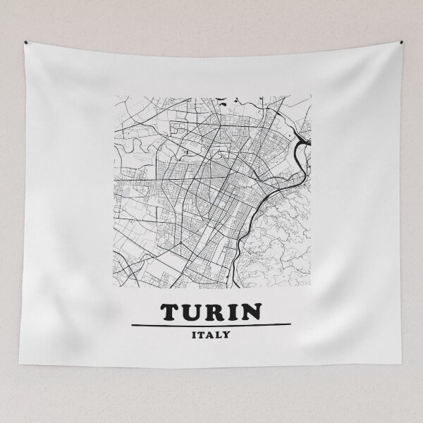 Item preview, Minimal Turin Map designed and sold by Enea Kelo.