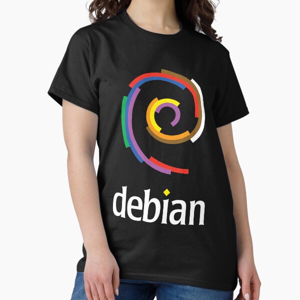 Artikel-Vorschau von Dunkle Farbe Debian Linux, designt und verkauft von FavnCraftsh.