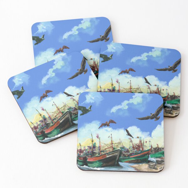Item preview, Fleet of Fishermen Boats designed and sold by Parag's Travel Shop.