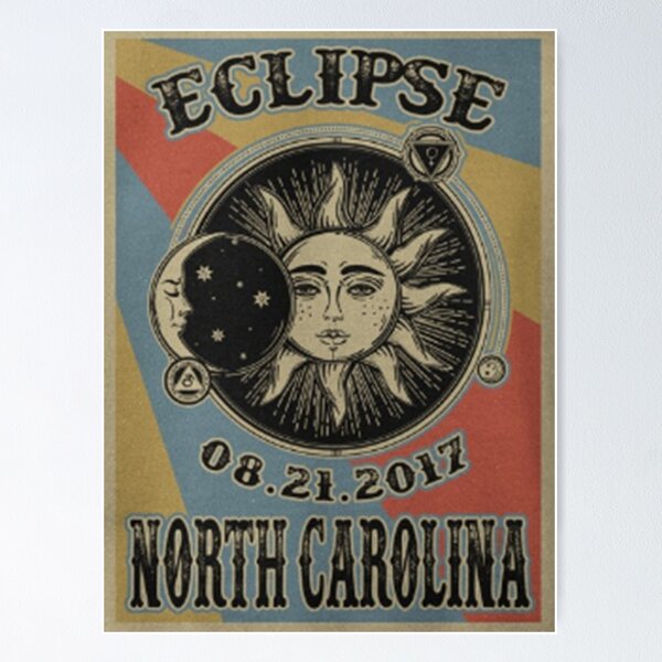 Item preview, Vintage Solar Eclipse North Carolina 2017 t-shirt designed and sold by kimoufaster.