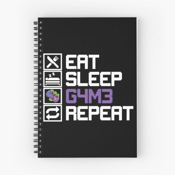 Item preview, Eat Sleep Game Repeat MMO RPG Leetcode Leet Gift designed and sold by FavnCraftsh.