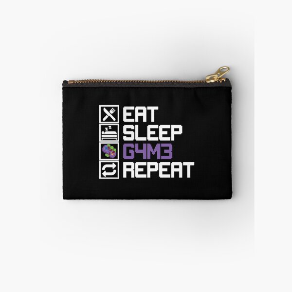Item preview, Eat Sleep Game Repeat MMO RPG Leetcode Leet Gift designed and sold by FavnCraftsh.