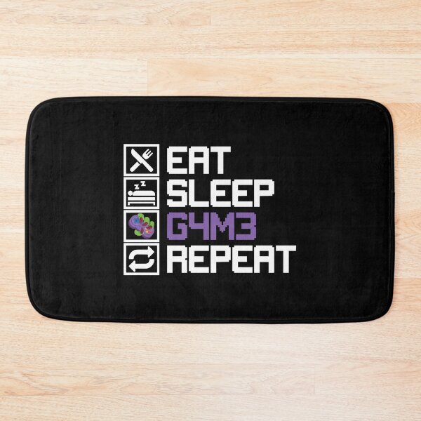Item preview, Eat Sleep Game Repeat MMO RPG Leetcode Leet Gift designed and sold by FavnCraftsh.