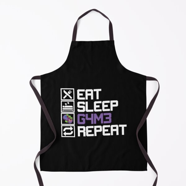 Item preview, Eat Sleep Game Repeat MMO RPG Leetcode Leet Gift designed and sold by FavnCraftsh.