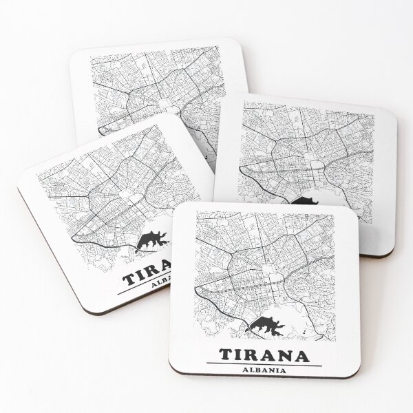 Item preview, Minimal Tirana Map designed and sold by Enea Kelo.